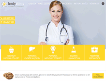Tablet Screenshot of bodyclinic.pl